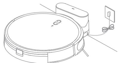 DREAME R2380C - Place the robot onto the charging dock to charge - 1