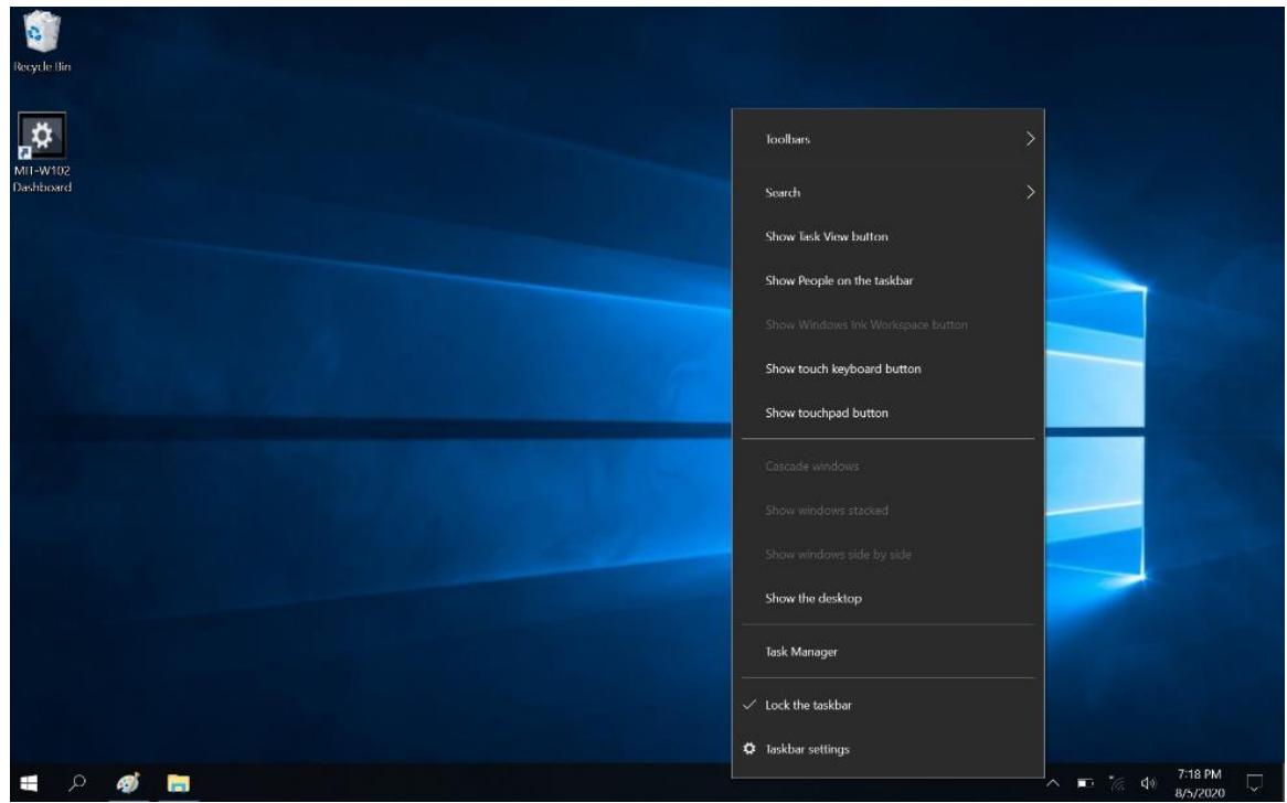 Advantech MIT-W102 - Using the On-Screen Keyboard - 1