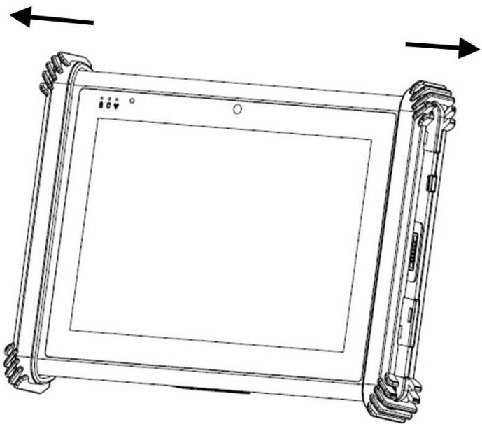 Advantech MIT-W102 - A.2.5.2 Removing the Rubber Bumpers - 2