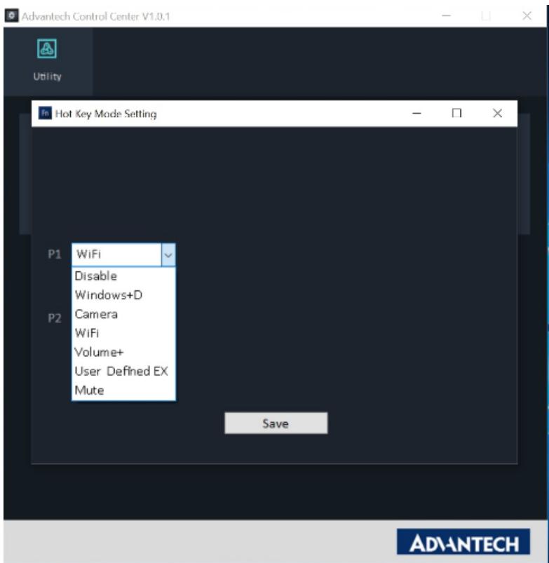 Advantech MIT-W102 - Hotkey Setting - 2