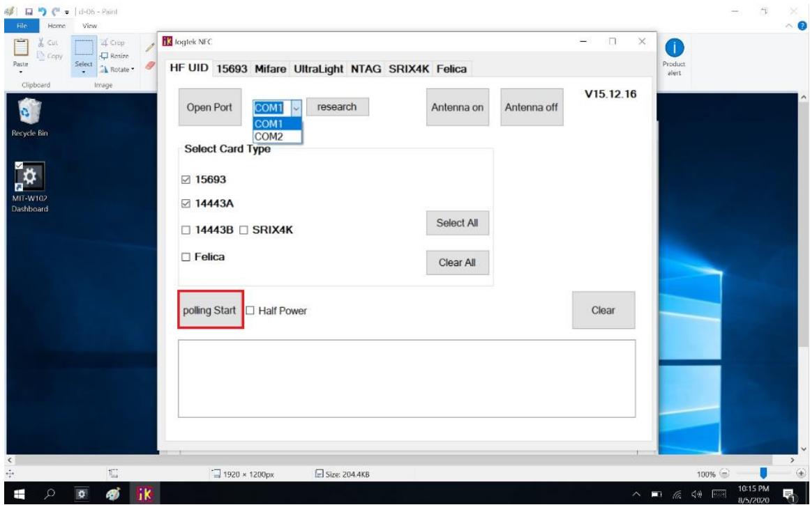 Advantech MIT-W102 - Polling Start - 1