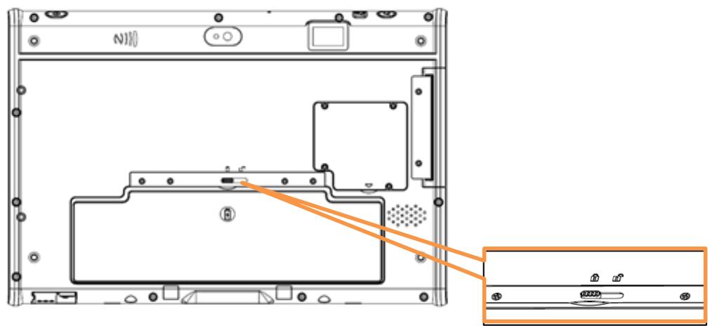Advantech MIT-W102 - A.2.1.2 Installing the External Battery - 2