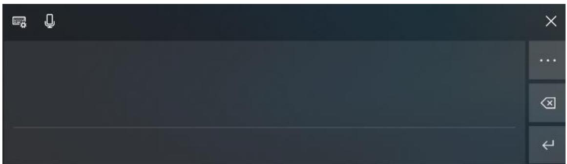 Advantech MIT-W102 - a. To use handwriting, tap upper left button of On-Screen Keyboard. - 3
