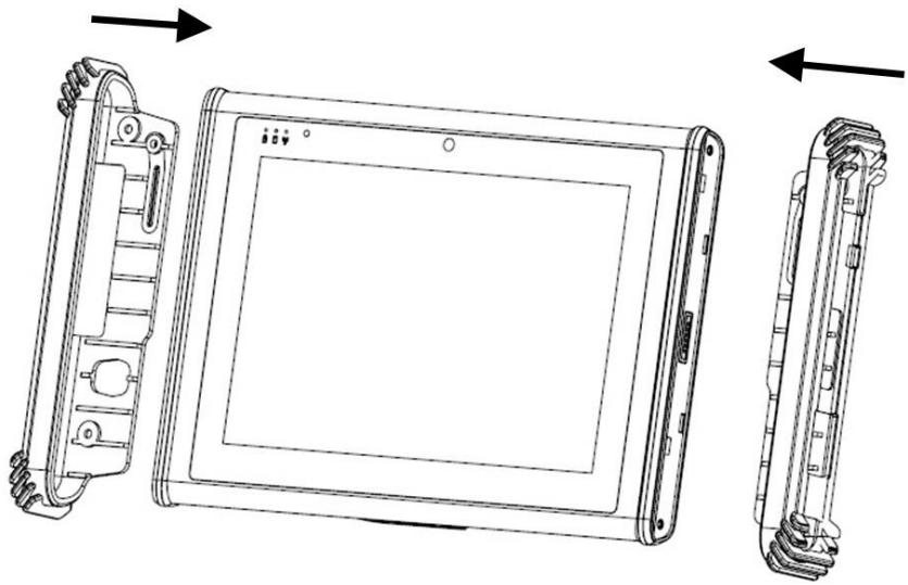Advantech MIT-W102 - A.2.5.1 Installing the Rubber Bumpers - 1
