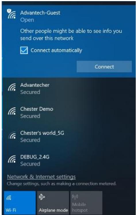 Advantech MIT-W102 - Wi-Fi Connection - 4