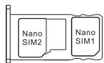 UMIDIGI MT08 - Inserisci la scheda Nano-SIM - 1