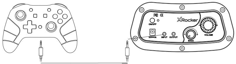 X Rocker Ocelot Gaming Desk - CONSOLE CONNECTION: CONTROLLER CONNECTION METHOD (PS4/PS5, XBOX ONE/SERIES, SWITCH) - 1