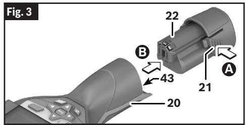 BOSCH GTC600C - Operation with Battery Pack - 1