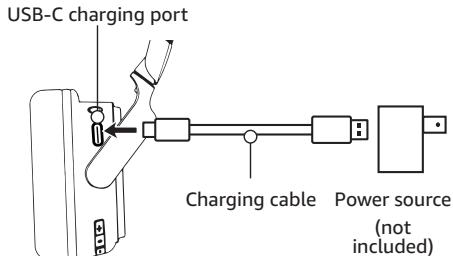 Amazon Basics B0BVM1PSYN - Charging the Headphones - 1