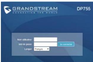 GRANDSTREAM DP755 - Remarques: - 1