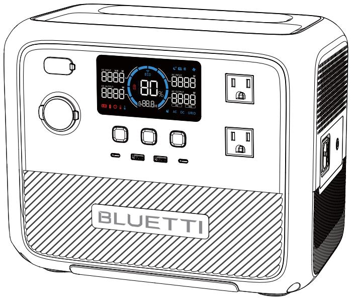 BLUETTI AC70P - Manual de instructaciones - 1