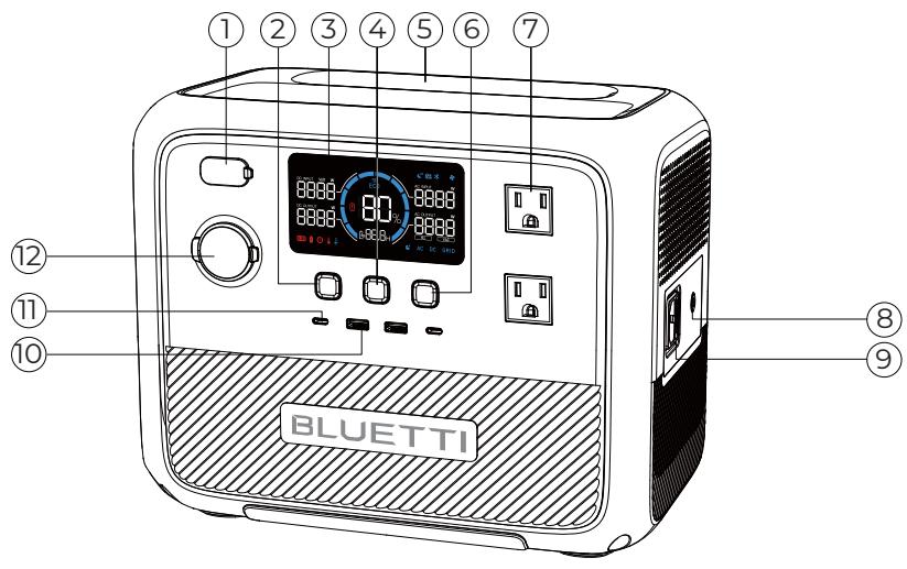 BLUETTI AC70P - Product Overview - 1