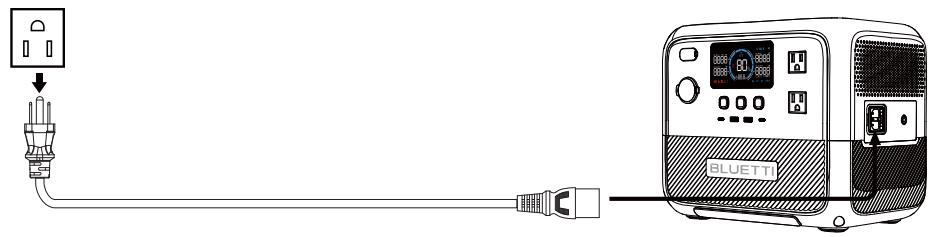 BLUETTI AC70P - AC Charging - 1