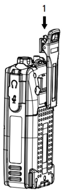 MAXON DX-7100 - Belt Clip Installation and Removal - 1