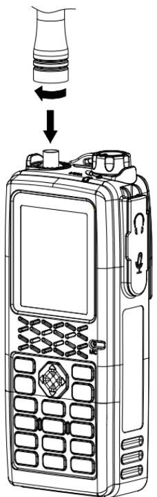 MAXON DX-7100 - Antenna Installation and Removal - 1