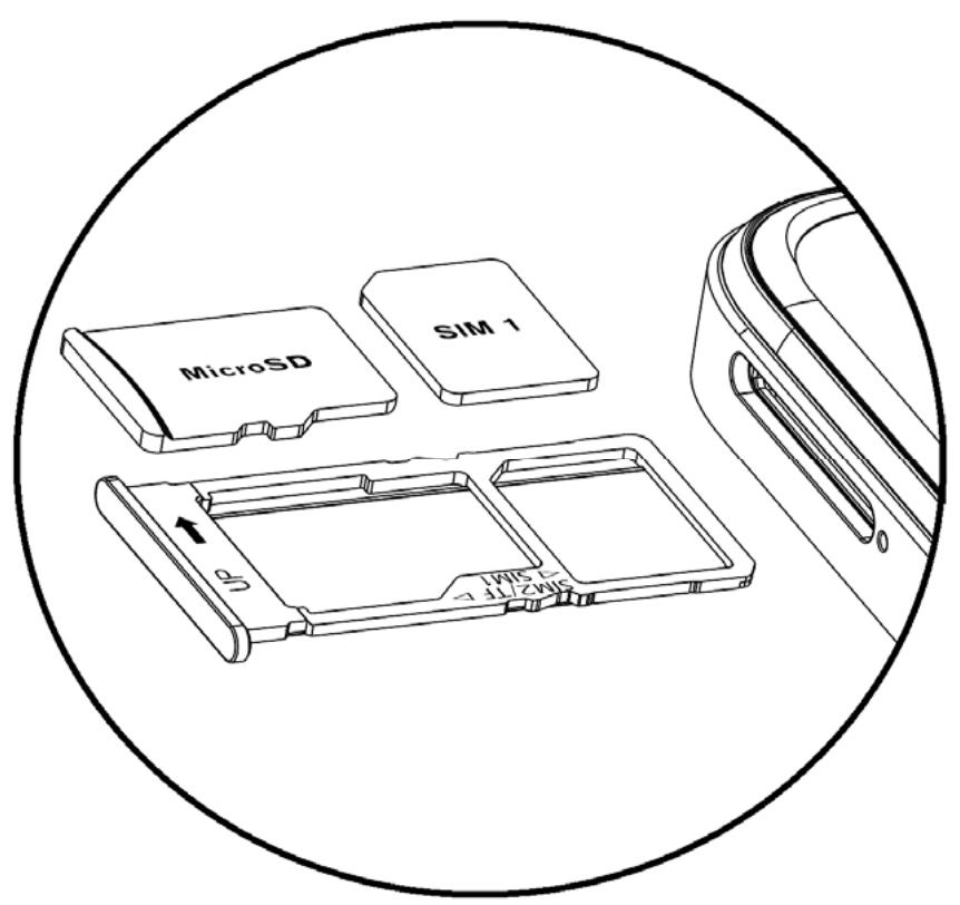 BLU G53 - Installation de la carte SIM - 1