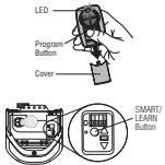 CHAMBERLAIN KLIK5C-BK2 - PROGRAM TO GARAGE DOOR OPENERS WITH A YELLOW LEARN BUTTON - 2
