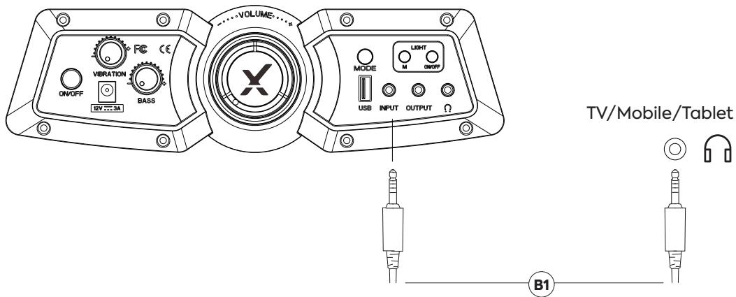 X Rocker 2.1 DUAL WITH LED WITH VIBRATION - CONECTARATV(CONCABLE) - 1