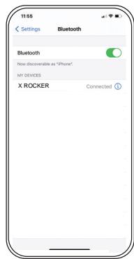 X Rocker 2.1 DUAL WITH LED WITH VIBRATION - Connexion bluetooth - 2