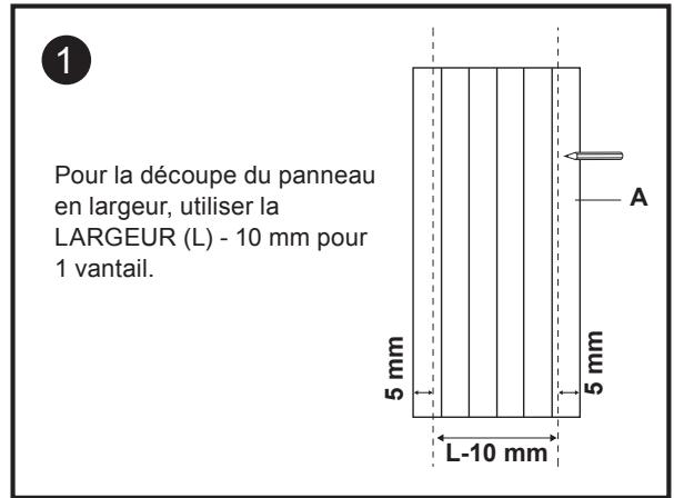 BRICO DEPOT Volet battant 2 vantaux - Découpe en largeur - 1