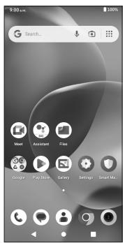 TCL 502 - Home screen - 1