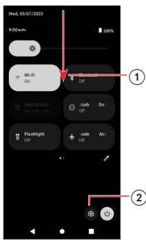 TCL 502 - Home screen - 2