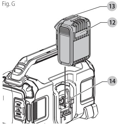 DEWALT DCR010 - Para retirar el paquete de bateria de la unidad - 1