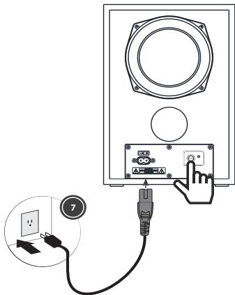SHARP HT-SBW192 - Déconnexion du subwoofer et de la barre de son: - 1