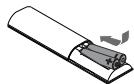 SHARP HT-SB117 - ■ Mise en place de la batterie - 4