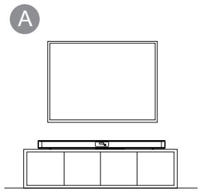 SHARP HT-SB117 - ■ Placement - 1