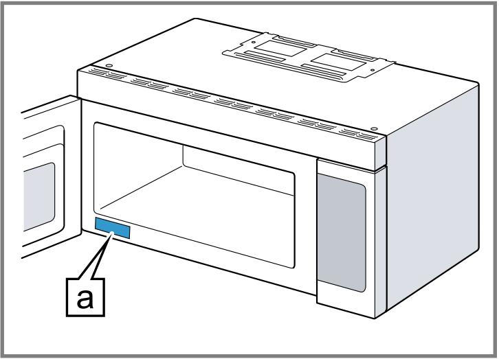 BOSCH HMV8054U - Emplacement de la plaque signalétique - 1