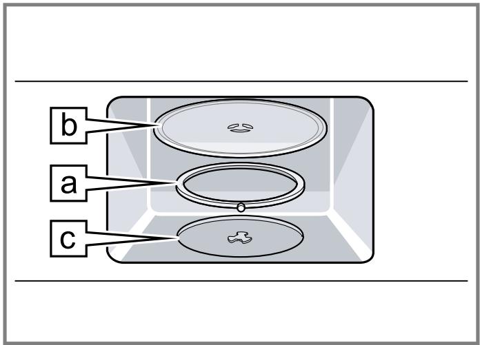 BOSCH HMV8045U - Fitting the glass tray turntable - 1