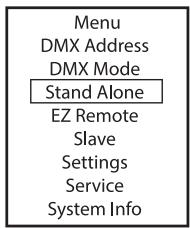 Cameo CLPB600IPG2 - DMX modes with DMX delay channel - 5