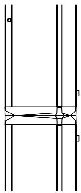 Cameo CLPB600IPG2 - MONTAGE VERTICAL SUSPENDU SUR BARRE TRANSVERSALE - 4