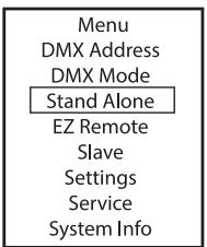 Cameo CLPB600IPG2 - MODE AUTONOME PLAY LOOP (Sequences de couleurs en 8 étapes 1 - 8) - 1