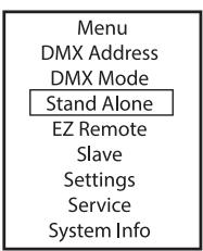 Cameo CLPB600IPG2 - STAND-ALONE-BETRIEBSART COLOR PRESET - 1