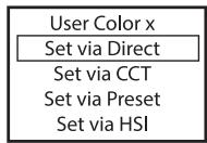 Cameo CLPB600IPG2 - USER-PRESETS EDITIEREN (Edit User Color) - 4