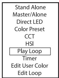 Cameo CLPB600IPG2 - STAND-ALONE-BETRIEBSART PLAY LOOP (8-Schritt-Farbseqenzen 1 - 8) - 2