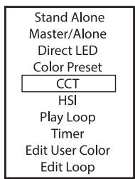 Cameo CLPB600IPG2 - CCT STAND-ALONE MODE (Correlated Colour Temperature) - 2