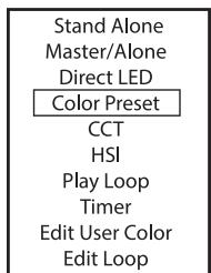 Cameo CLPB600IPG2 - COLOUR PRESET STAND-ALONE MODE - 2