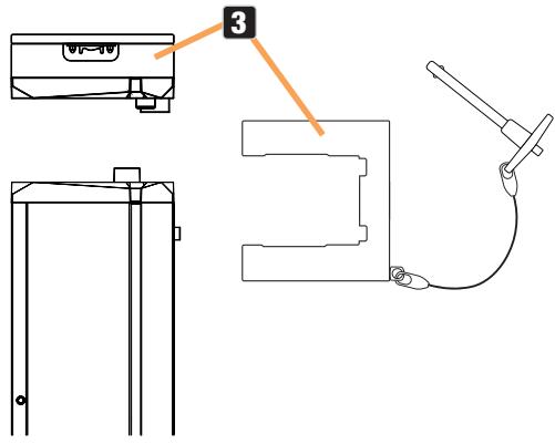 Cameo CLPB600IPG2 - MONTAGE VERTICAL SUSPENDU SUR BARRE TRANSVERSALE - 3