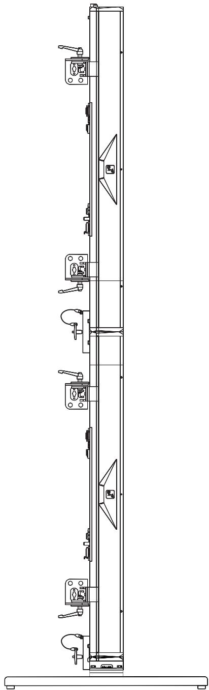 Cameo CLPB600IPG2 - VERTICAL FLOOR MOUNTING - 1