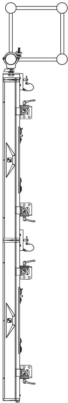 Cameo CLPB600IPG2 - SENKRECHTE BODENMONTAGE - 8