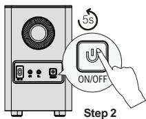ULTIMEA U2520 - GEKOPPelter SUBWOOFER - 4