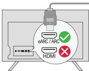 ULTIMEA U2520 - VERBINDEN MIT DEM FERNSEHER ÜBER eARC / ARC - 1