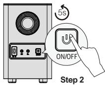ULTIMEA U2520 - PAIRING SUBWOOFER - 4