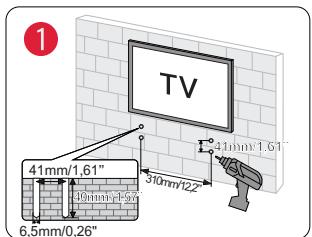 ULTIMEA U2520 - INSTALLAZIONE A PARETE - 1
