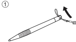 PANASONIC FZ-55 - Use the tether to attach the stylus to the computer (only for model with touchscreen) - 1