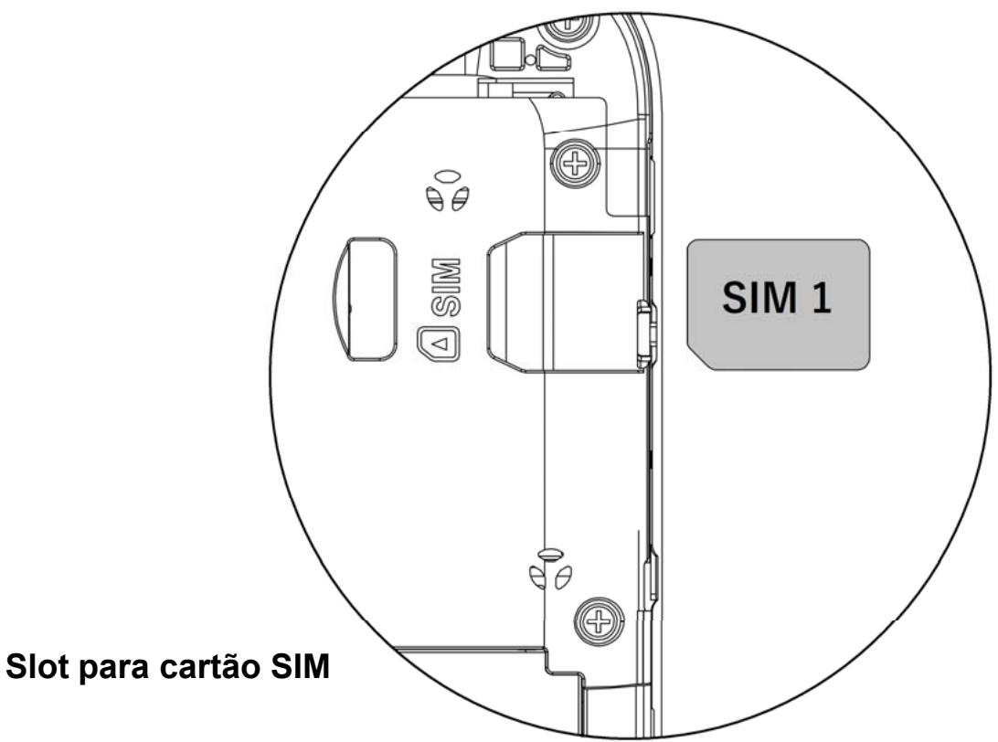 BLU J8L - Para insertir o cartão SIM: - 2