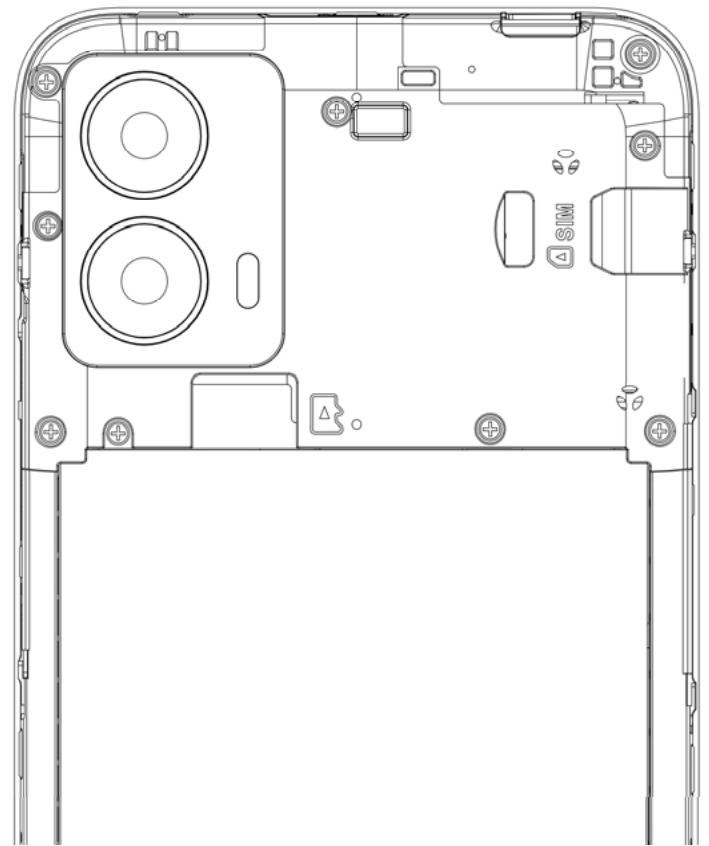 BLU J8L - Para insertar la tarjeta SIM: - 1